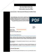 Risk Assessment Questionnaire