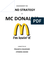 Brand Strategy: MC Donald'S