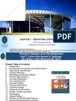 Lecture Notes - Chapter 5 - Identifying Customer Needs