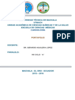 Portafolio de Cardiologia 8vo Semestre A.