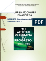 Economia Financiera 1 UNMSM