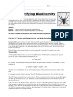 QuantifyingBiodiversity - Spider Lab