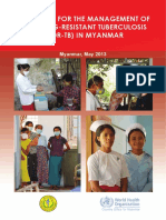 Guidelines For The Management of Multidrug-Resistant Tuberculosis in Myanmar