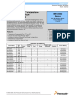 200 Kpa On-Chip Temperature Compensated Silicon Pressure Sensors