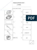 ENGLISH YEAR 1-Test-2