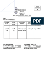 Pilar College: ODC Form 2B O.R. Circulating Form