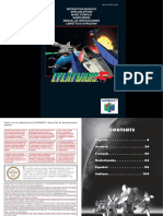 Nintendo64 Lylat Wars Manual (English)