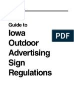 Iowa Outdoor Advertising Sign Regulations: Guide To