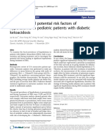 Prevalence and Potential Risk Factors of Hypokalemia in Pediatric Patients With Diabetic Ketoacidosis