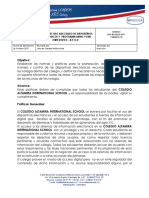 Politica de Uso Adecuado de Dispositivos Electronicos y Programa Byod 26.10.17