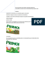 Misión de La Empresa Aceite Primor