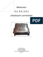 Motronic Checksum Correction