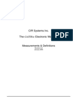 GAITRite Measurement Definitions