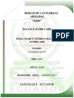 Ensayo Balance Scorecard