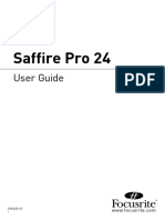 Saffire Pro 24: User Guide