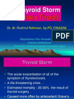 Thyroid Storm: (Krisis Tiroid)