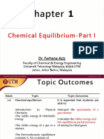 Chapter 1 - Chemical Equilibrium Part 1