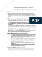 Resumen Pasos Del Proceso de Investigación