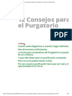 12 Consejos para Evitar El Purgatorio