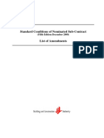 Standard Conditions of Nominated Sub-Contract: (Fifth Edition December 2008)