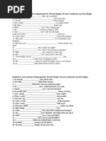 Past Simple Workpaper 2