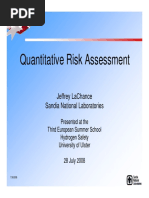 Quantitative Risk Assessment