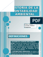 Historia de La Contabilidad Ambiental