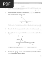 Coordinate Geometry (AM)