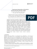 Dielectric Spectroscopy Characteristics of Ferroelectric PB K Li Ti NB O Ceramics