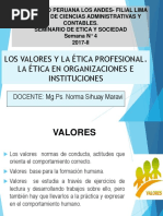 Valores y Etica Profesional