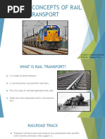 General Concepts of Rail Transport