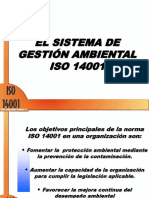 Sistema de Gestión Ambiental - IsO 14001