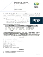 Cambio Razon o Cambio Domicilio o Aumento Del Capital Social