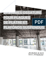 Systeme Ossature Pour Plaque de Platre Et Plafonds Suspondus