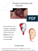 Desprendimiento Prematuro de Placenta