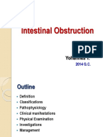 Intestinal Obstruction: Yohannes T