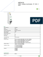 Product Data Sheet: iC60N - Miniature Circuit Breaker - 1P - 32A - C Curve