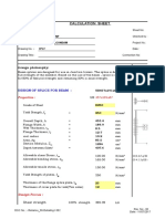 Calculation Sheet: Design Philosophy