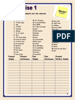 Revision of Tenses