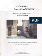 Memoire de Jean Paul EBRUY