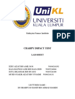 Charpy Impact Test Assigm