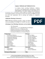 Calibration and Validation Profile