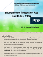 Environment Protection Act and Key Rules 