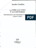 Guillén, C. (2005) - Entre Lo Uno y Lo Diverso, Introducción A La Literatura Comparaa (Ayer y Hoy)