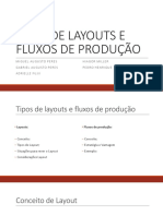 Tipos de Layouts e Fluxos de Produção (Seminario)