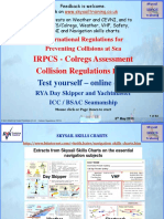 IRPCS - Colregs Assessment Collision Regulations: Test Yourself - Online Quiz