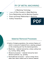 Theory of Metal Machining