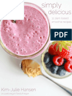 SIMPLY DELICIOUS - 31 Plant-Based Smoothie Recipes by Kim-Julie Hansen-2