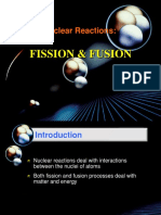 Nuclear Reactions:: Fission & Fusion