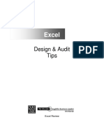 Excel: Design & Audit Tips